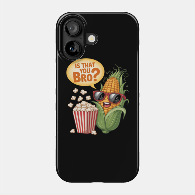 Is That You Bro Cartoon Food Pun Phone Case by Ink Lines