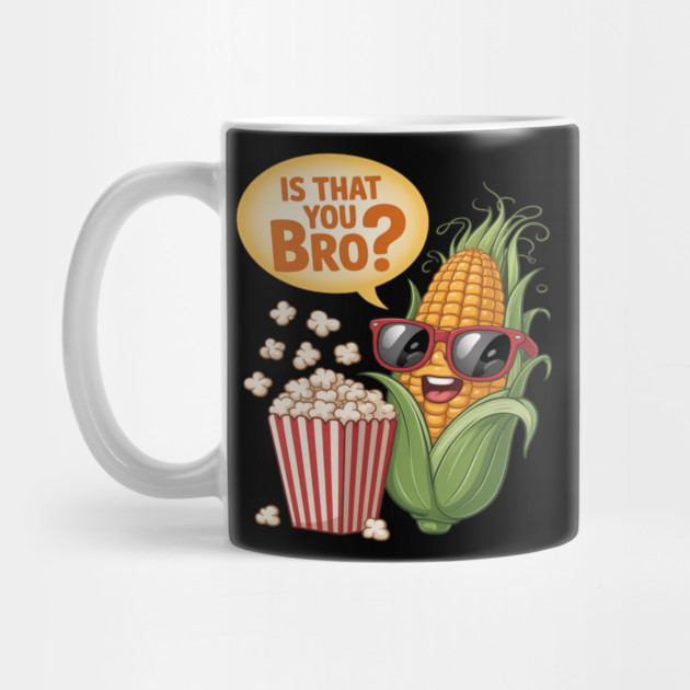 Is That You Bro Cartoon Food Pun by Ink Lines