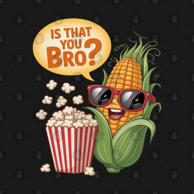 Is That You Bro Cartoon Food Pun by Ink Lines