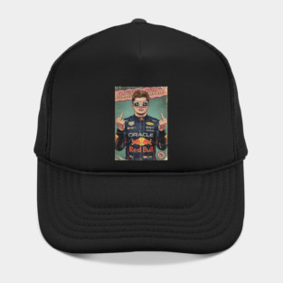 Max Verstappen Middle finger COmics Hat