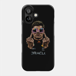 Max Verstappen Middle finger 90s Phone Case
