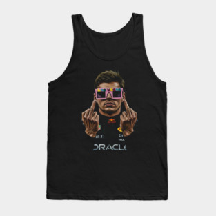 Max Verstappen Middle finger 90s Tank Top