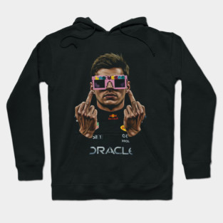 Max Verstappen Middle finger 90s Hoodie