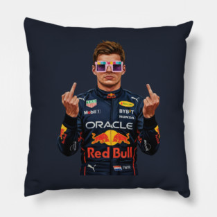 Memem Max Verstappen Middle finger Pillow