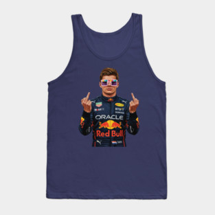 Memem Max Verstappen Middle finger Tank Top