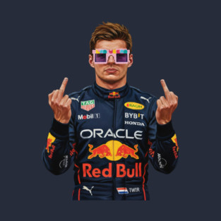 Memem Max Verstappen Middle finger T-Shirt