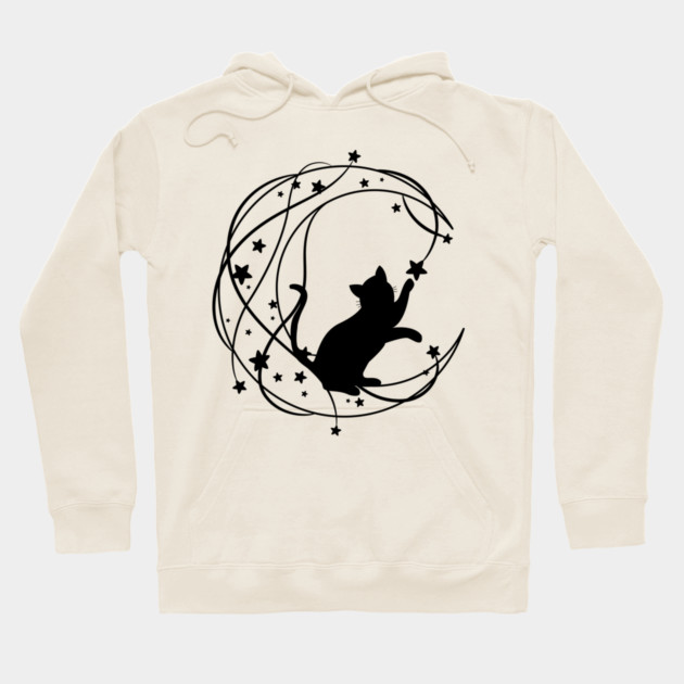 Lunar Cat Hoodie by Champanie's Store