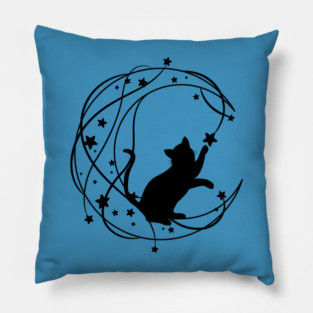 Lunar Cat Pillow