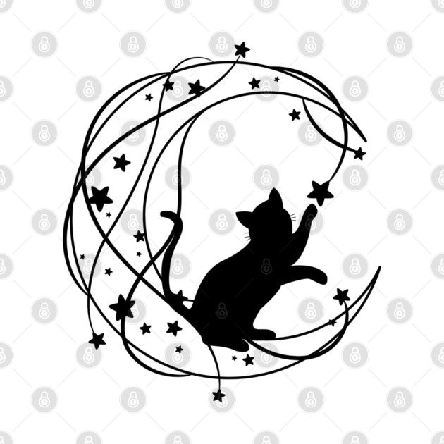Lunar Cat by Champanie's Store