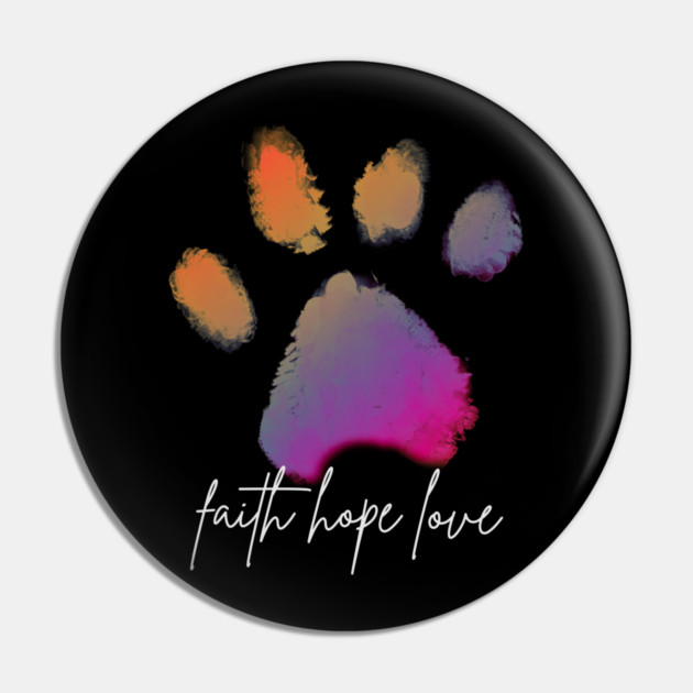 Paws of Promise Pin by Champanie's Store