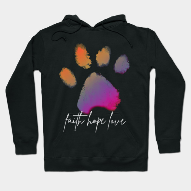 Paws of Promise Hoodie by Champanie's Store