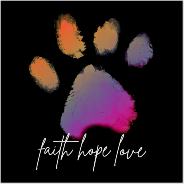 Paws of Promise Wall Art by Champanie's Store