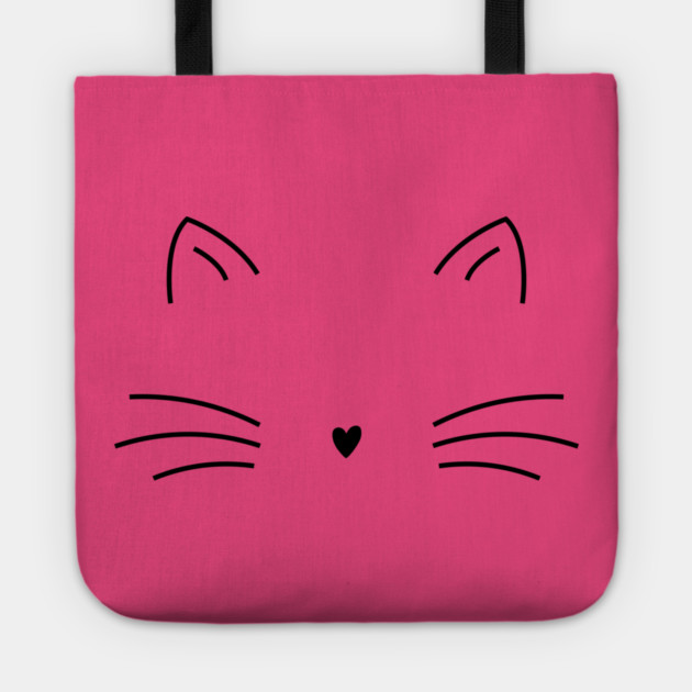 Elegant Minimalist Cat Line Art Tote by Champanie's Store