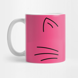Elegant Minimalist Cat Line Art Mug