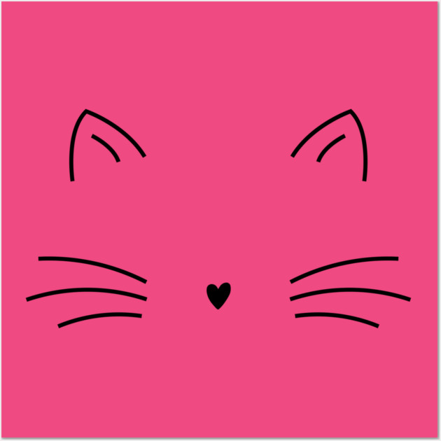 Elegant Minimalist Cat Line Art Wall Art by Champanie's Store