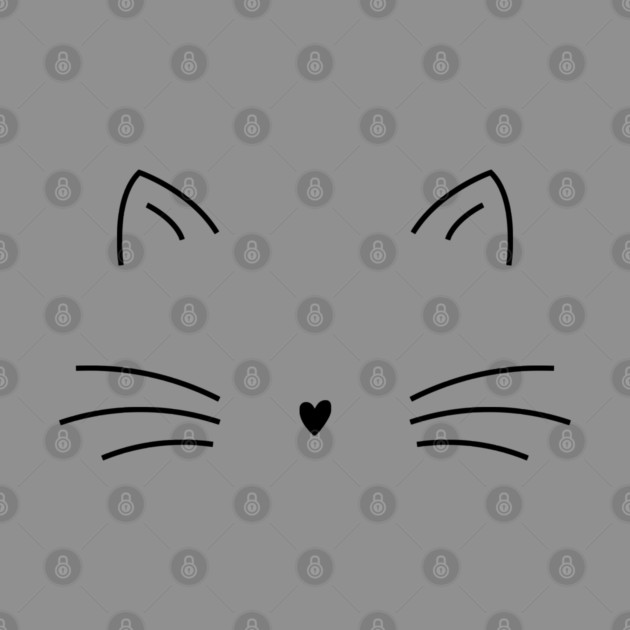Elegant Minimalist Cat Line Art by Champanie's Store
