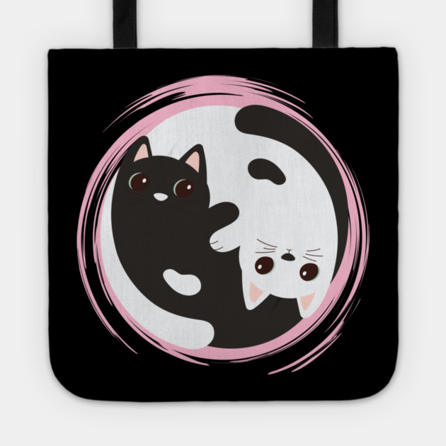 Yin & Yang Meowgic Tote by Champanie's Store