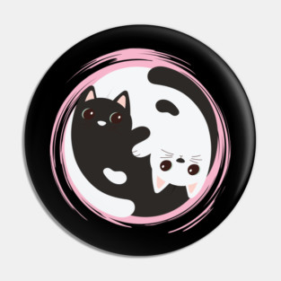 Yin & Yang Meowgic Pin