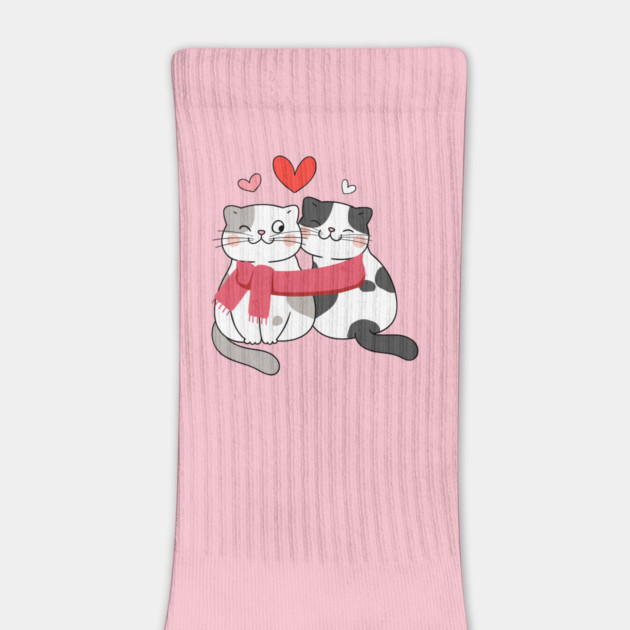 Romantic Kitty Couple by Champanie's Store