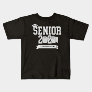 Funny high school graduation 2020 class of quarantine Kids T-Shirt