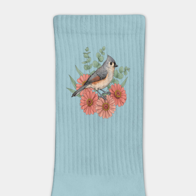 Vintage Tufted Titmouse Garden Art by BirdsnStuff