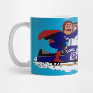 Pabst Blue Ribbon Cool Blue Ski Mobile Mug