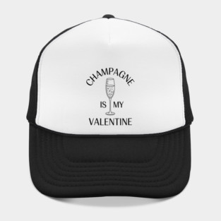 Champagne is My Valentine Fun Girlfriends Brunch Hat