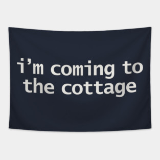 I'm Coming to the Cottage Heated Rivalry Quotes Tapestry