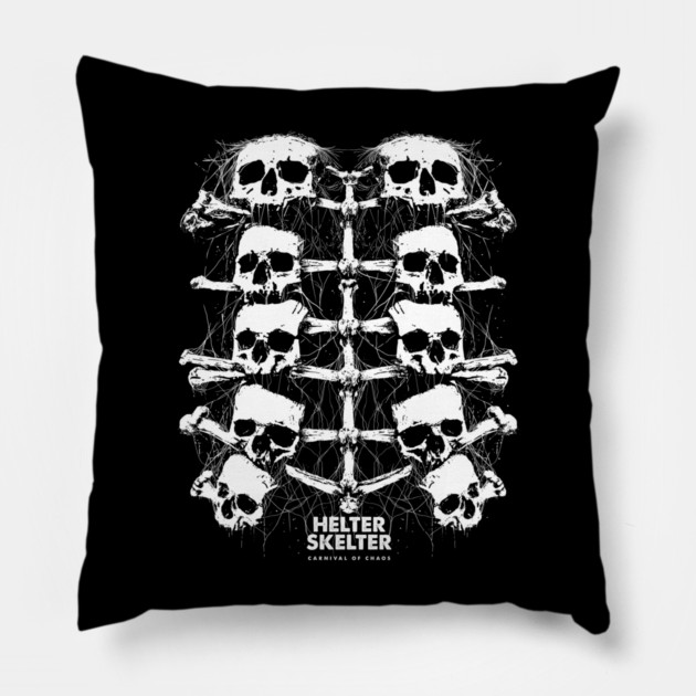 HELTER SKELTER Pillow by artslaves