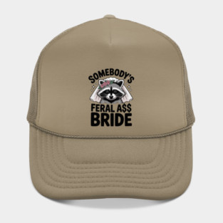 Somebody Bachelorette Party Raccoon Humor Art Hat
