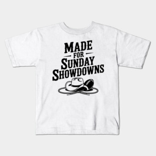 Made for Sunday Showdowns Kids T-Shirt