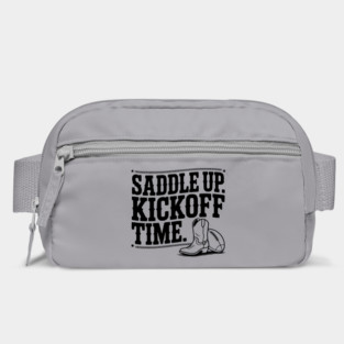Saddle Up. Kickoff Time. Bag