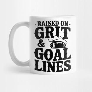 Raised on Grit & Goal Lines Mug