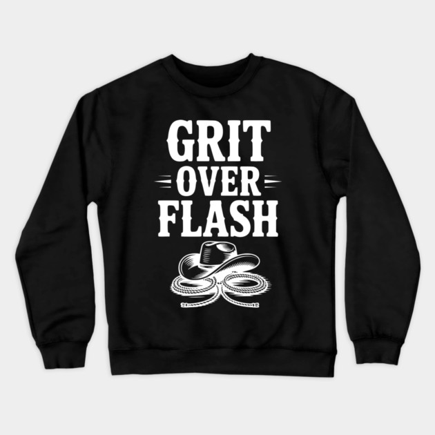 Grit Over Flash Crewneck Sweatshirt by Frank Ring