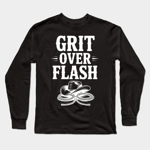 Grit Over Flash Long Sleeve T-Shirt by Frank Ring
