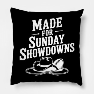Made for Sunday Showdowns Pillow