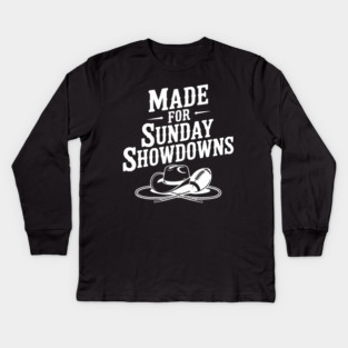 Made for Sunday Showdowns Kids Long Sleeve T-Shirt