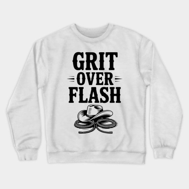 Grit Over Flash Crewneck Sweatshirt by Frank Ring