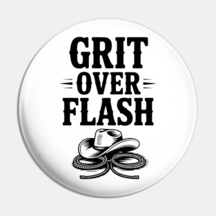 Grit Over Flash Pin