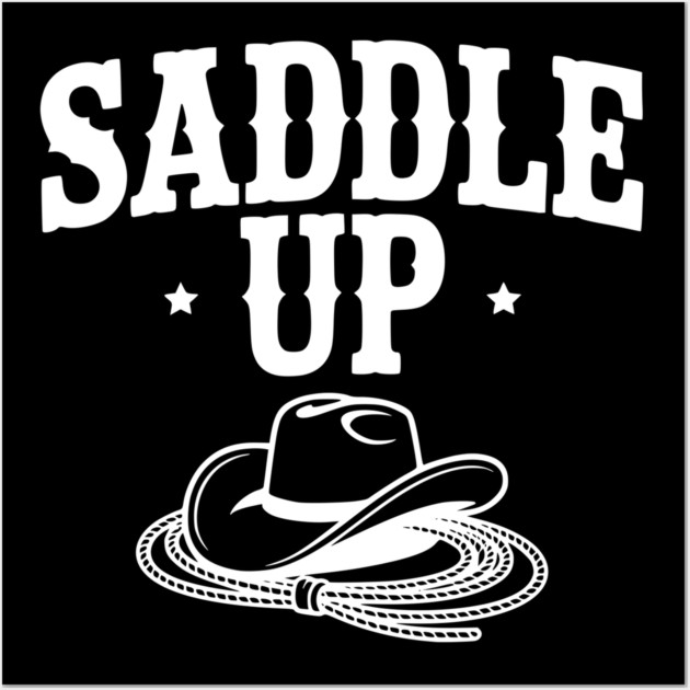 Saddle Up Wall Art by Frank Ring