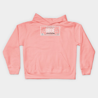 Oboe Music Notes Missouri License Plate Superpower Kids Hoodie