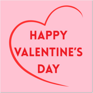 Happy Valentine’s Day Posters and Art
