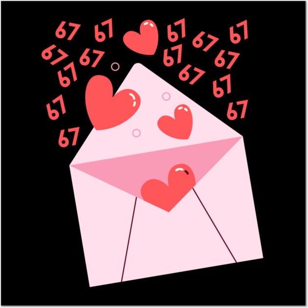 67 Love Letter Wall Art by Creatifly Graphic Tees