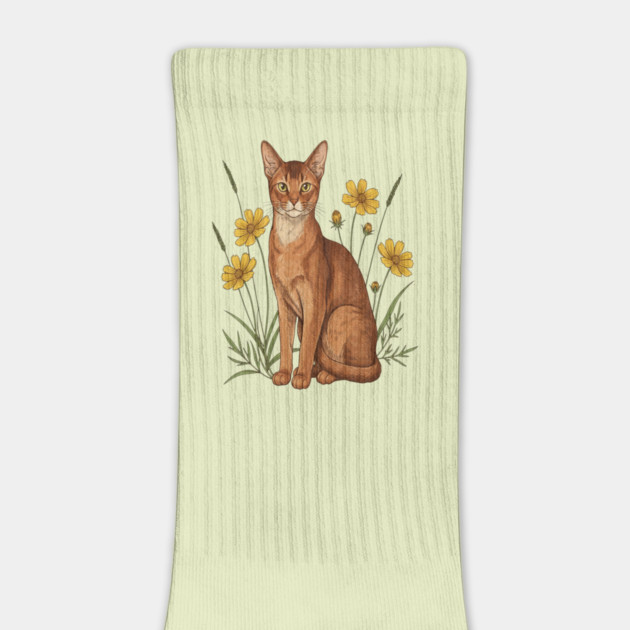 Abyssinian Cat Garden Aesthetic by BirdsnStuff