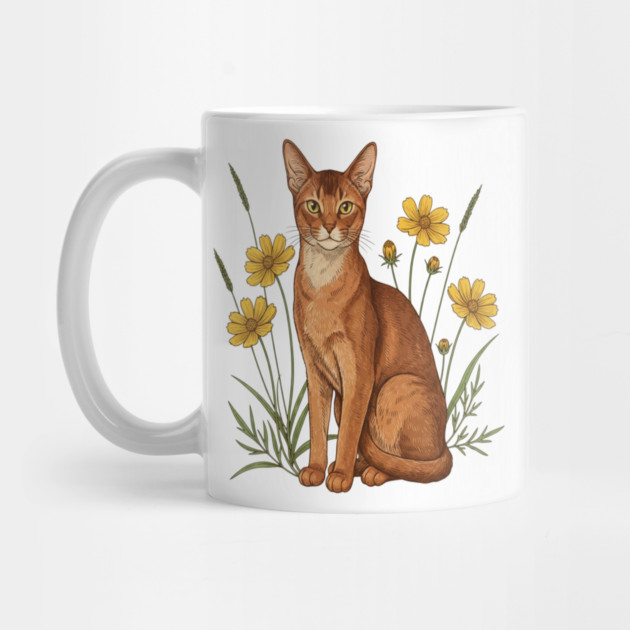 Abyssinian Cat Garden Aesthetic by BirdsnStuff