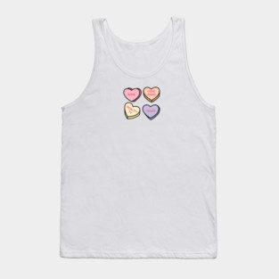 Conversation Hearts Tank Top