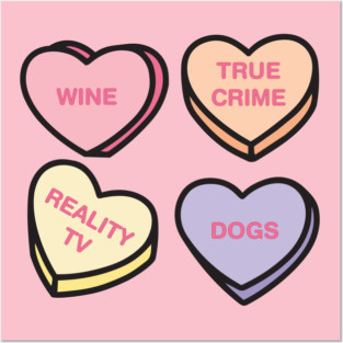 Conversation Hearts Posters and Art