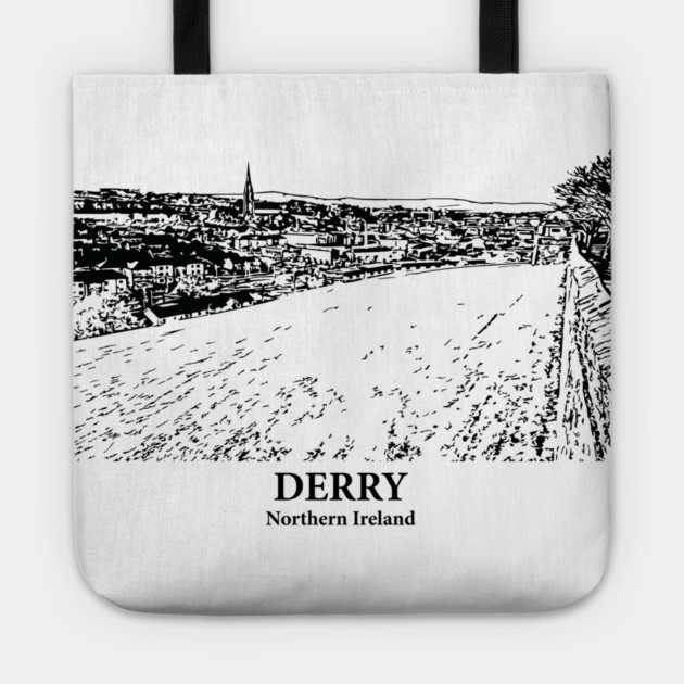Derry – Northern Ireland Tote by Lakeric