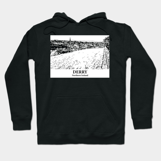 Derry – Northern Ireland Hoodie by Lakeric