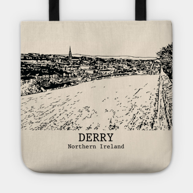 Derry – Northern Ireland Tote by Lakeric
